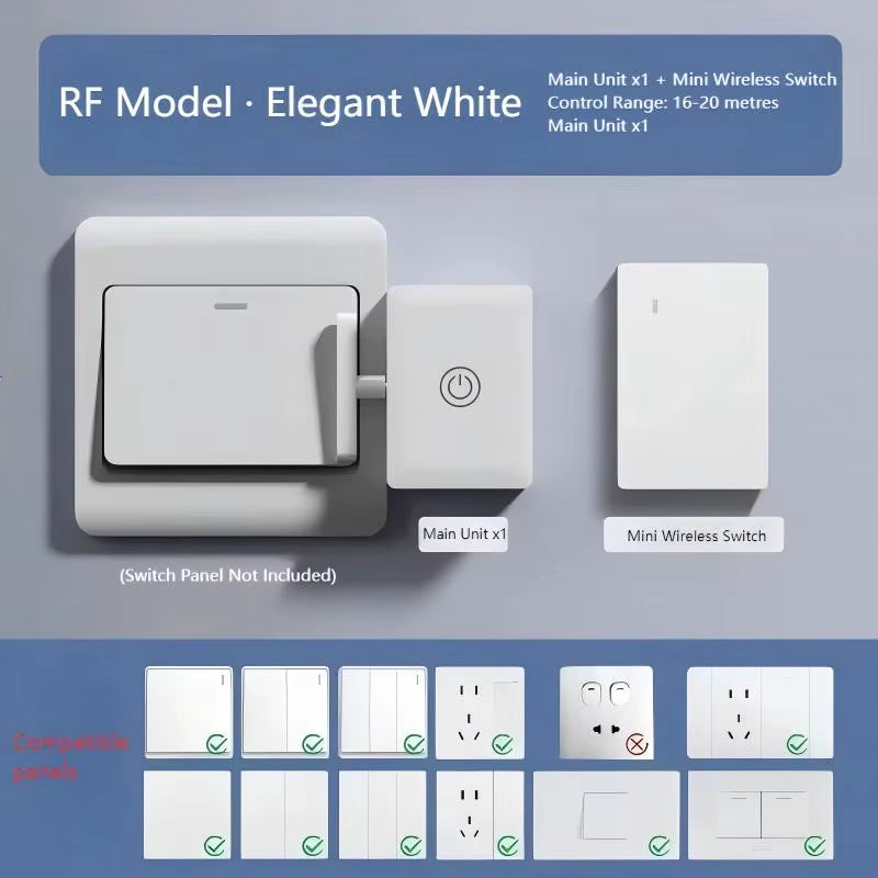 Wireless Control Light Switch off Tool Automatic Button Pusher Intelligent USB Rechargeable Lazy Remote Control Switch