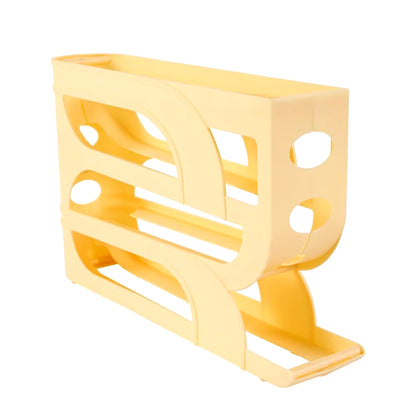 3 Layer / 4 Layer Automatic Egg Roller New Household Kitchen Dedicated Egg Roller Rack Space Saving Large Capacity Egg Organiser