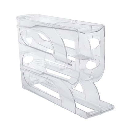 3 Layer / 4 Layer Automatic Egg Roller New Household Kitchen Dedicated Egg Roller Rack Space Saving Large Capacity Egg Organiser