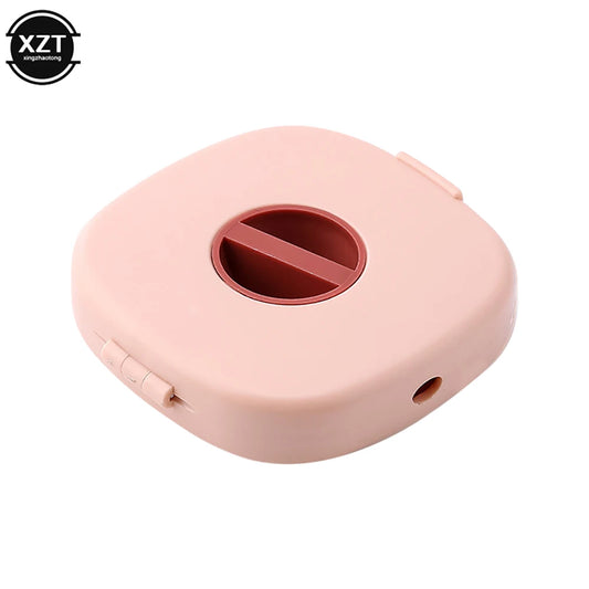 Cable Organizer Rotating Cable Winder Box Plastic Portable Wire Storage Case Phone Holder Mouse Wire Earphone Cord Storage